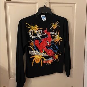 Vintage 1970s Spiderman Marvel Comics Shirt Top Tee Blouse. Size:M 7/8